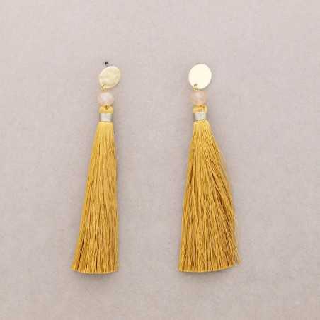 STRAP FRINGE EARRINGS