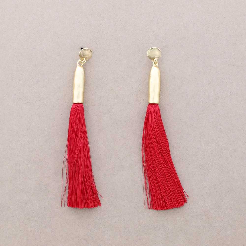 STRAP FRINGE EARRINGS