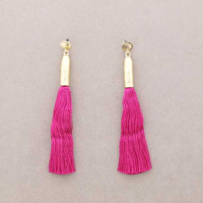 STRAP FRINGE EARRINGS