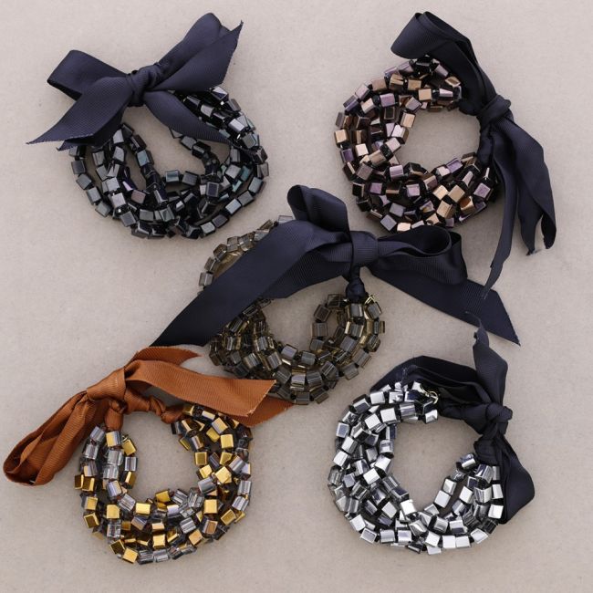 PULSERA CRISTALES CUADRADOS