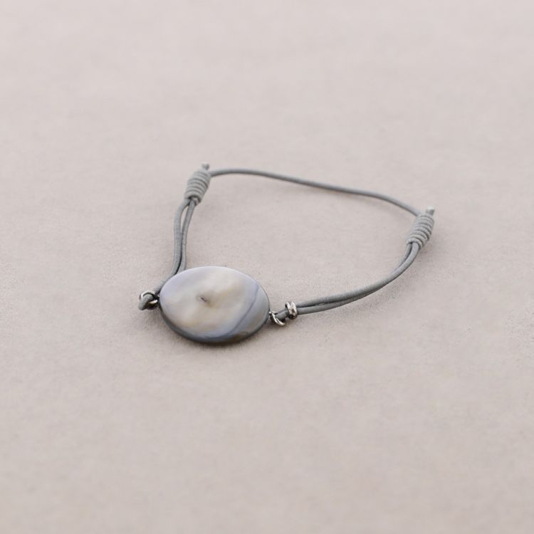 PULSERA GOMITA  NÁCAR