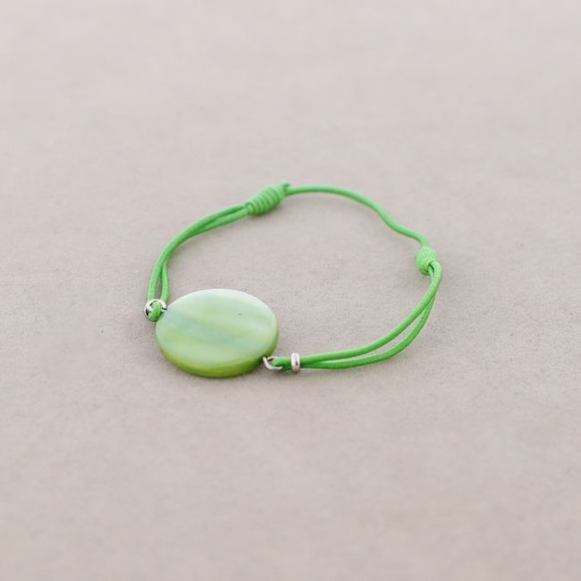 PULSERA GOMITA  NÁCAR