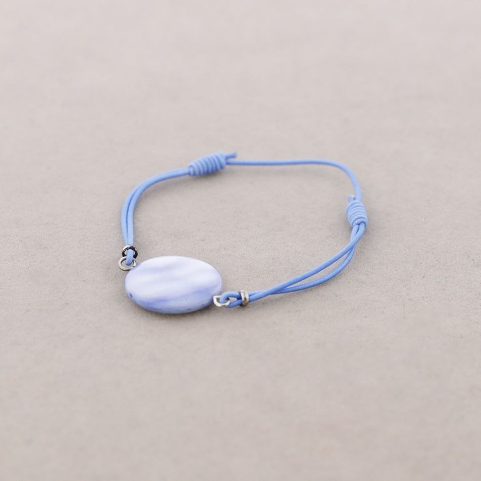 PULSERA GOMITA  NÁCAR