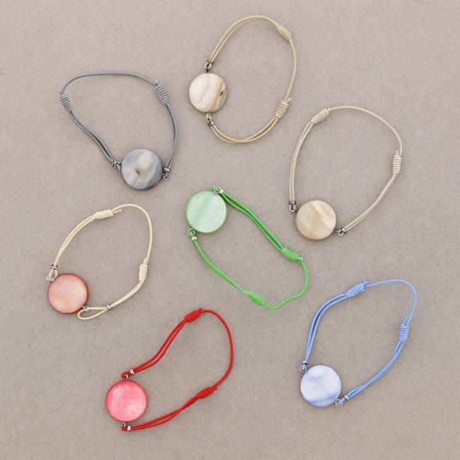 NACRE ELASTIC BRACELET