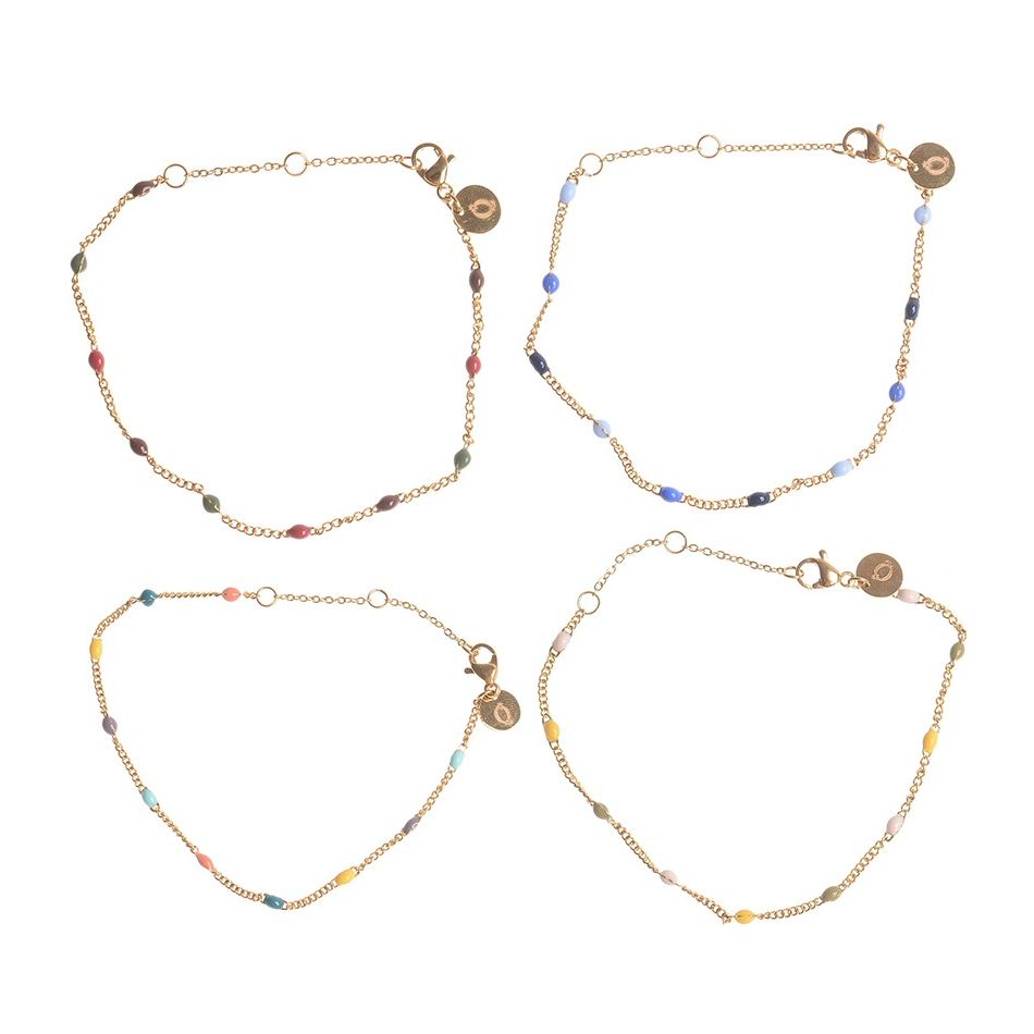 PULSERA ACERO ESMALTE