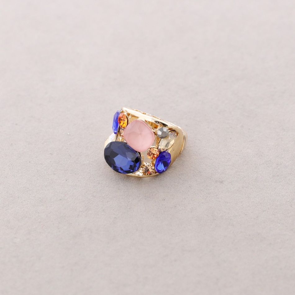 CRYSTAL METAL RING