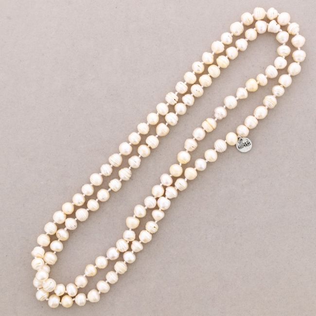 LONG CULTURED PEARL NECKLACE 1.2m*10mm