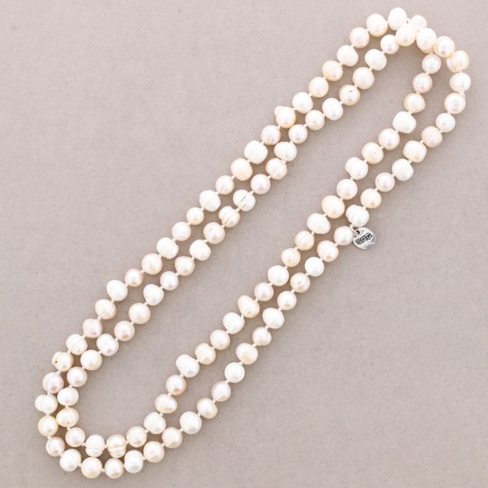 LONG CULTURED PEARL NECKLACE 1.2m*10mm