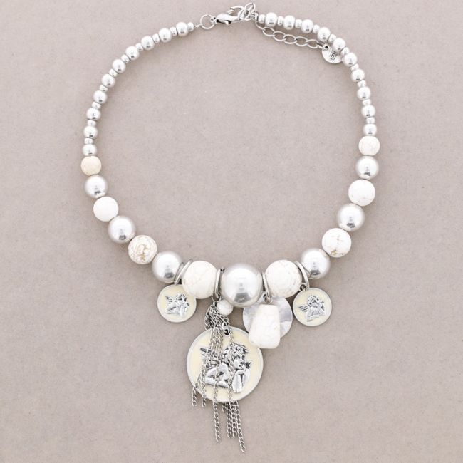 COLLAR CUENTAS PIEDRAS
