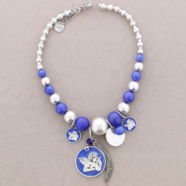 COLLAR CUENTAS PIEDRAS