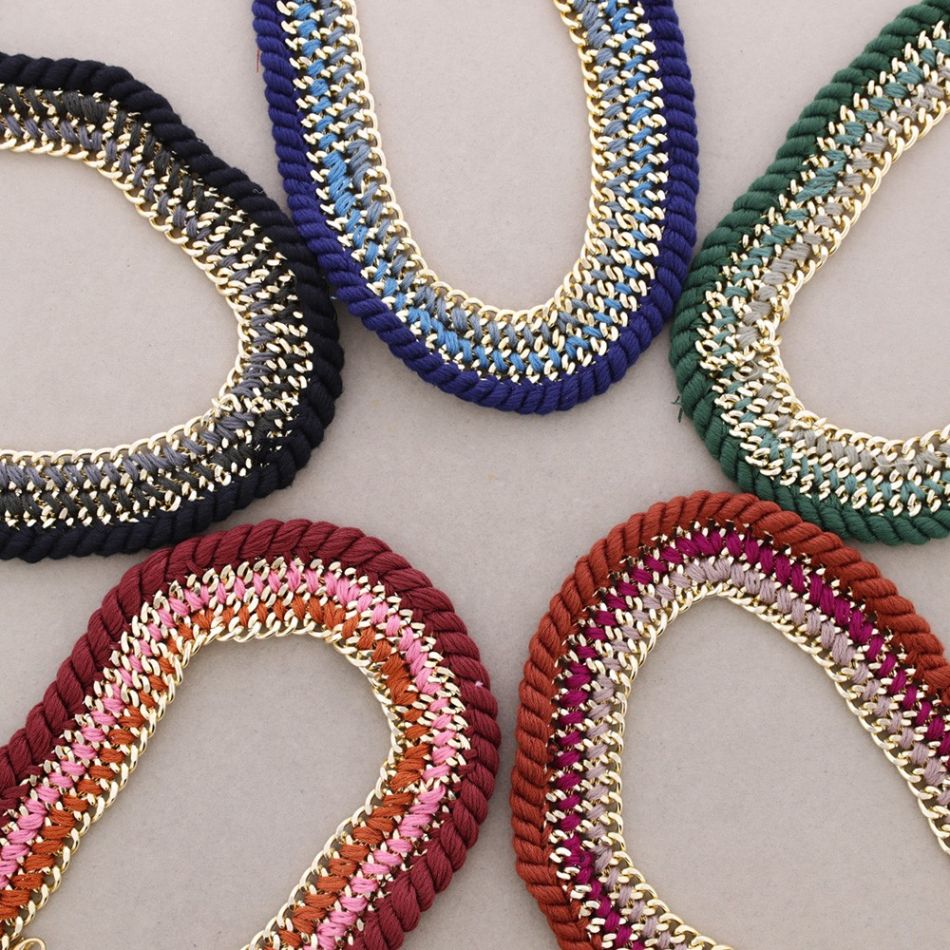GARGANTILLA CADENAS TRENZADAS