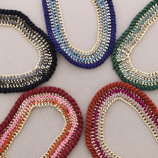 GARGANTILLA CADENAS TRENZADAS