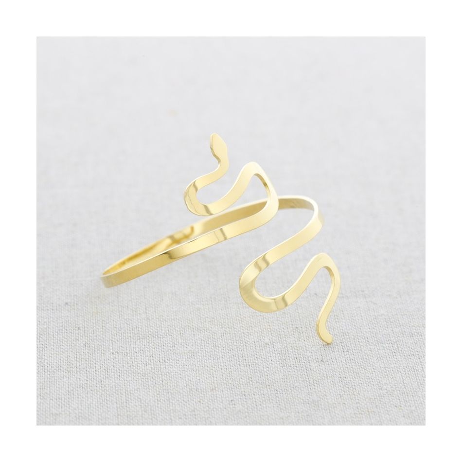 PULSERA ACERO AJUSTABLE SERPIENTE