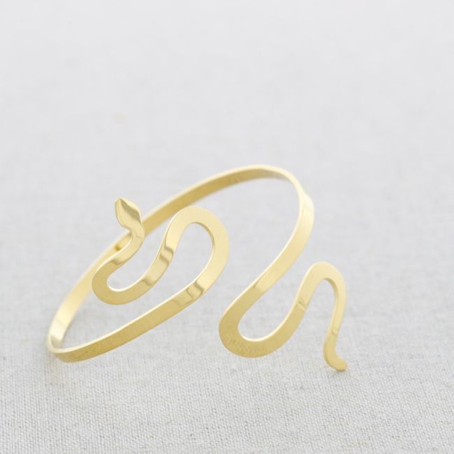 PULSERA ACERO AJUSTABLE SERPIENTE