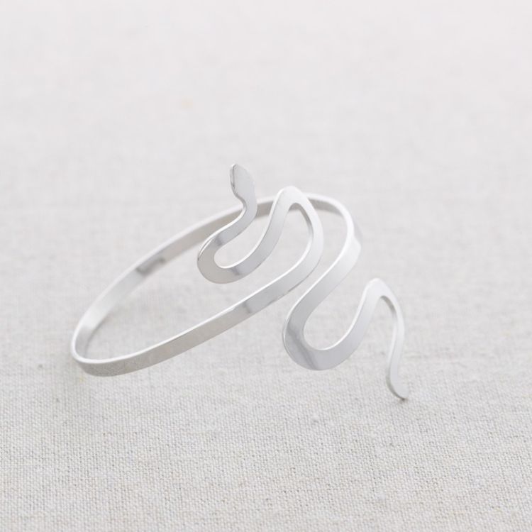 PULSERA ACERO AJUSTABLE SERPIENTE