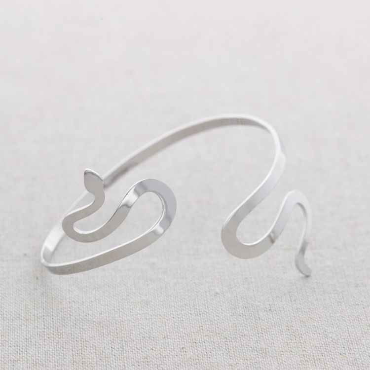 PULSERA ACERO AJUSTABLE SERPIENTE 2