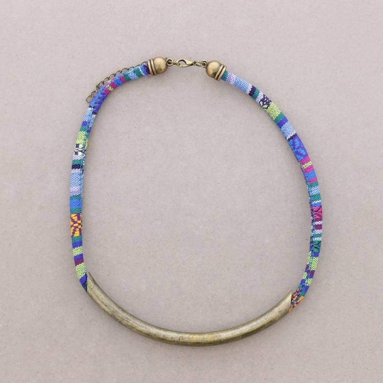 ETHNIC TUBE SHORT NECKLACE 2