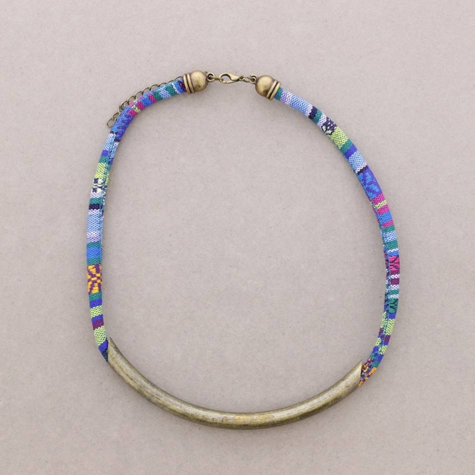 ETHNIC TUBE SHORT NECKLACE