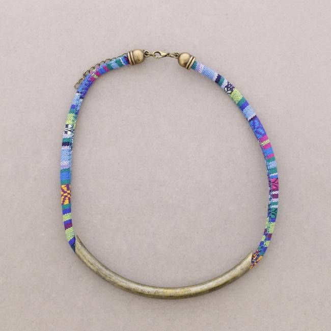 ETHNIC TUBE SHORT NECKLACE