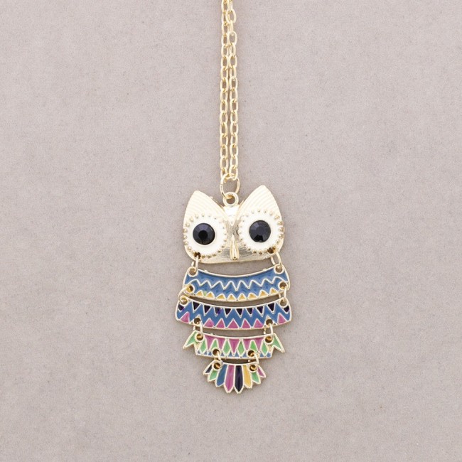 COLLAR LARGO COLG. METAL ESMALTE