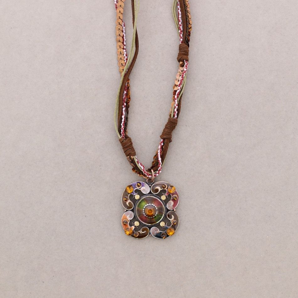 COLLAR COLG. ESMALTE CRISTAL