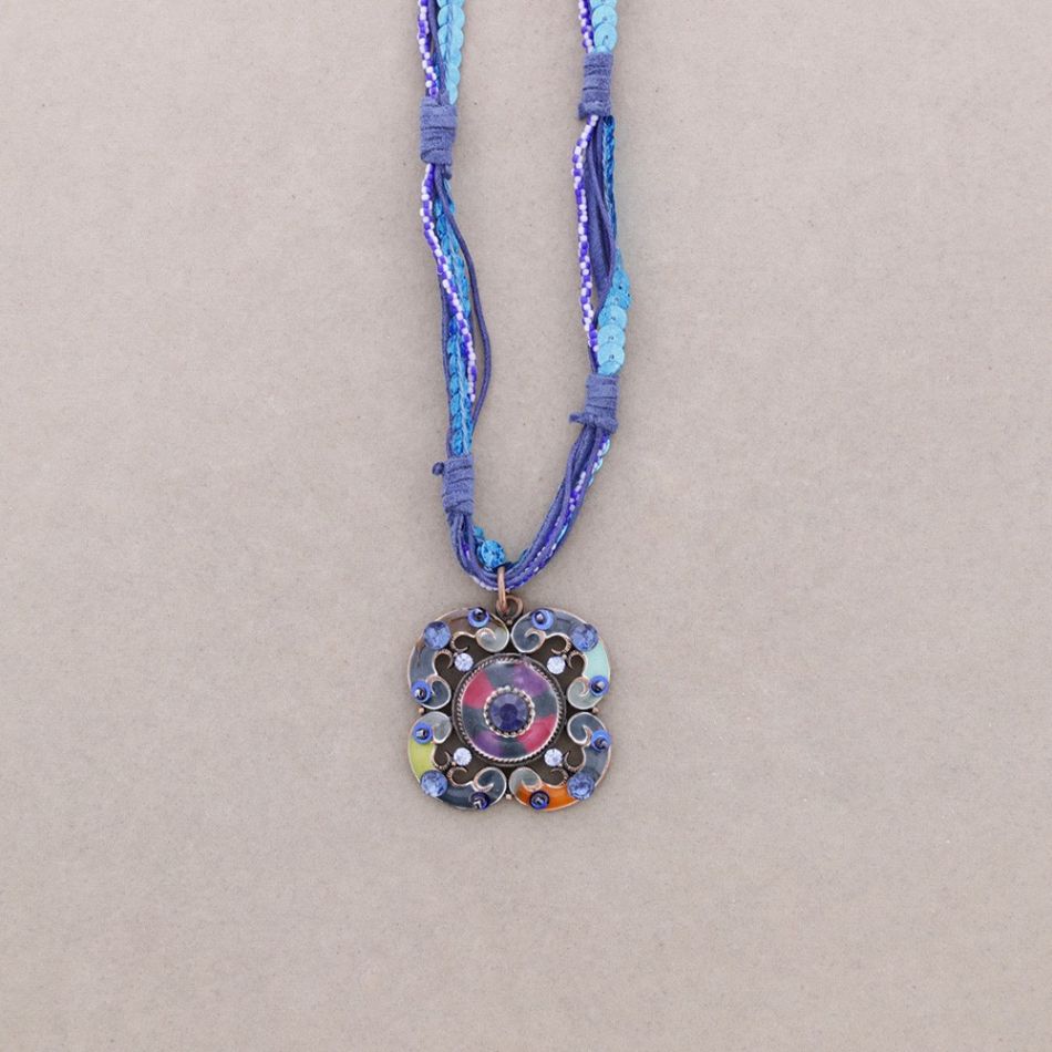 COLLAR COLG. ESMALTE CRISTAL