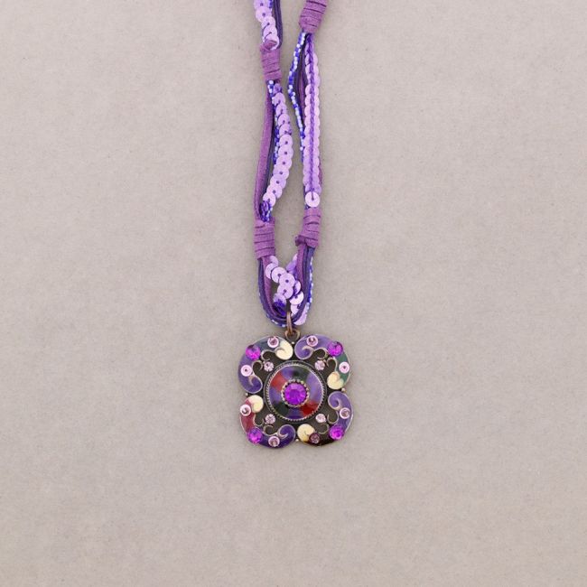 COLLAR COLG. ESMALTE CRISTAL