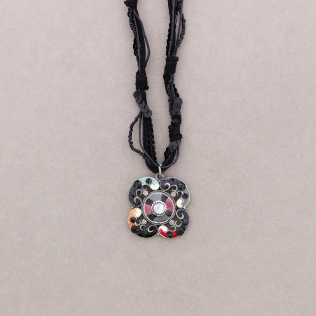 COLLAR COLG. ESMALTE CRISTAL