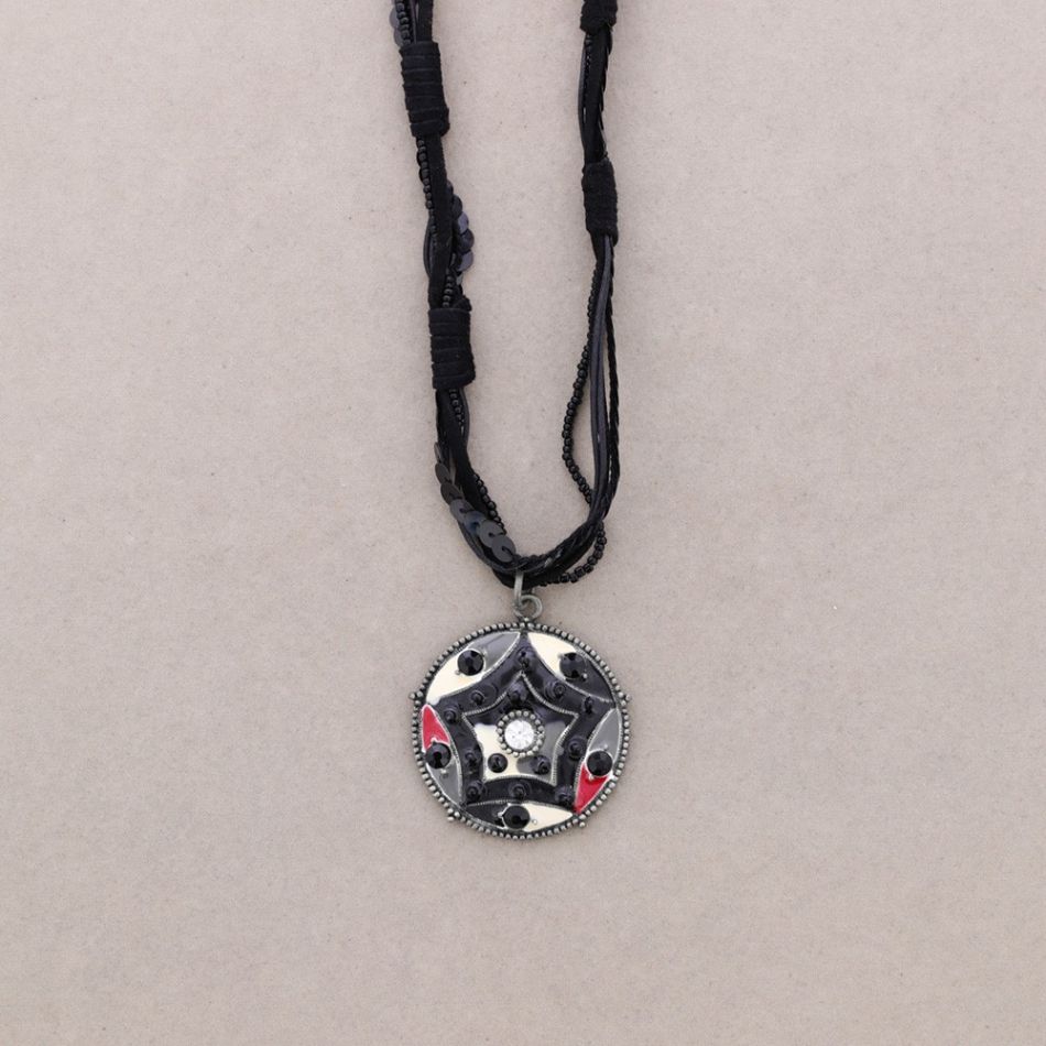 COLLAR COLG. ESMALTE CRISTAL