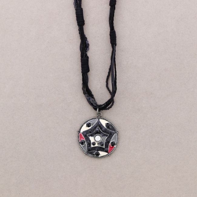 COLLAR COLG. ESMALTE CRISTAL