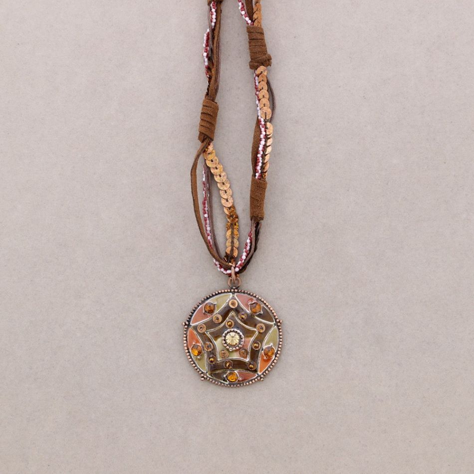 COLLAR COLG. ESMALTE CRISTAL