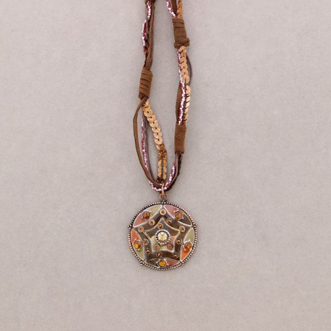 COLLAR COLG. ESMALTE CRISTAL