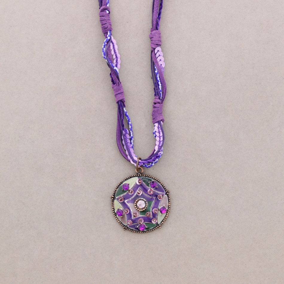 COLLAR COLG. ESMALTE CRISTAL