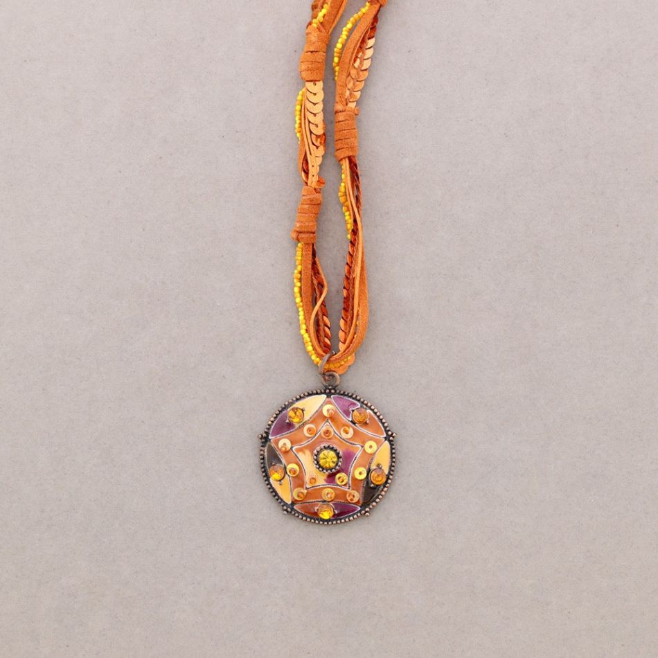 COLLAR COLG. ESMALTE CRISTAL