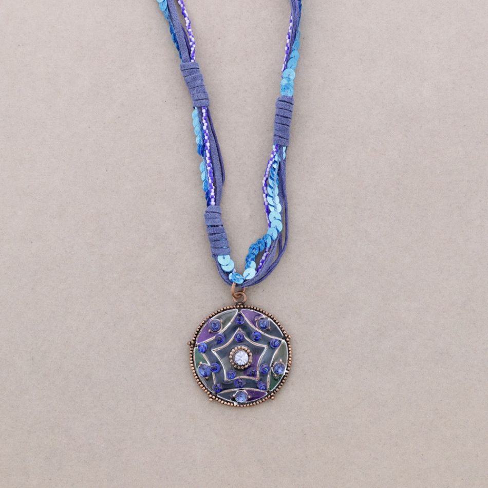 COLLAR COLG. ESMALTE CRISTAL