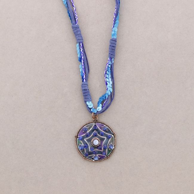 COLLAR COLG. ESMALTE CRISTAL