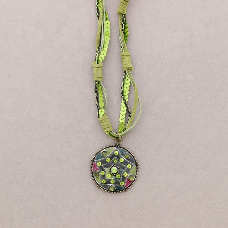 COLLAR COLG. ESMALTE CRISTAL