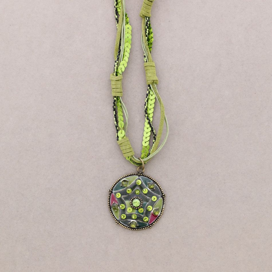 COLLAR COLG. ESMALTE CRISTAL