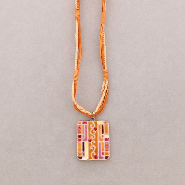 COLLAR COLG. ESMALTE CRISTAL