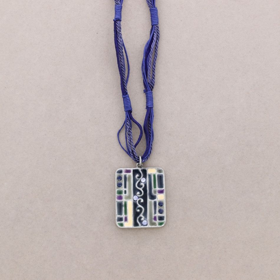 COLLAR COLG. ESMALTE CRISTAL