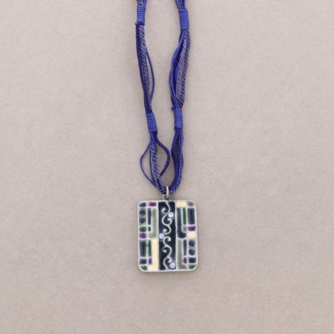 COLLAR COLG. ESMALTE CRISTAL