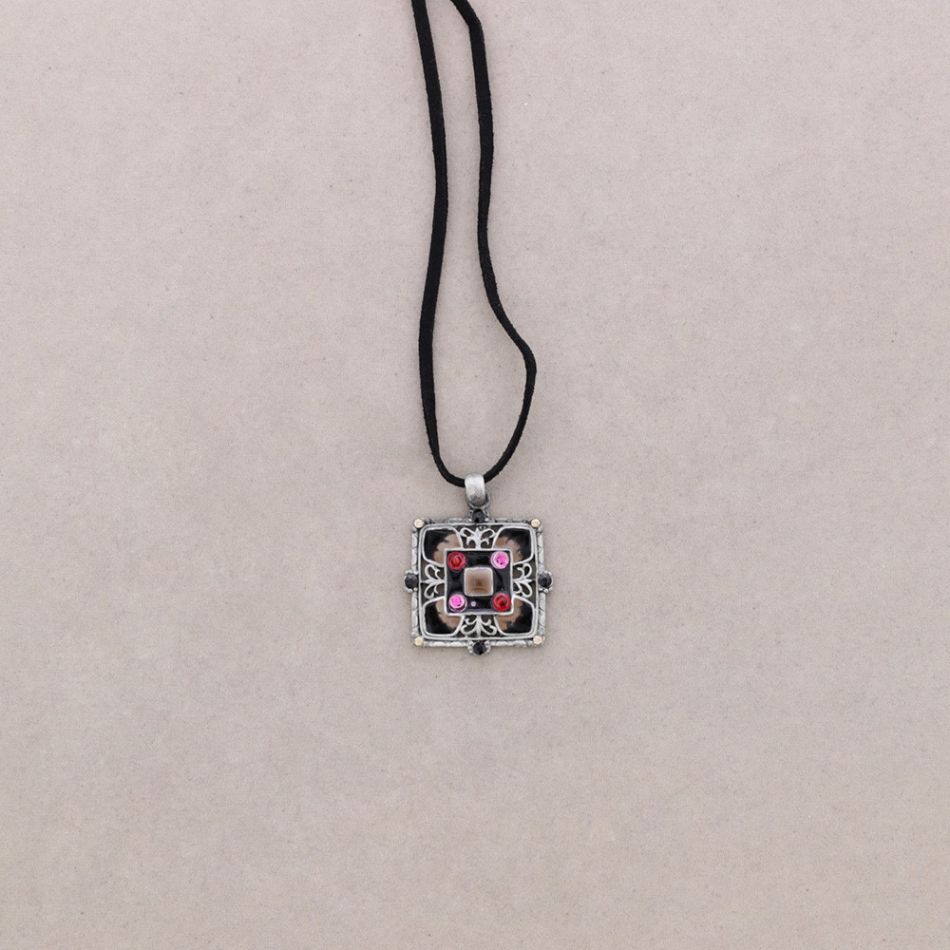 COLLAR COLG. ESMALTE CRISTAL
