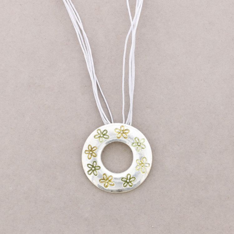 PENDANT NECKLACE ENAMEL METAL