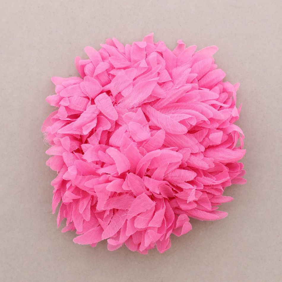 BROCHE FLOR TELA 17CM