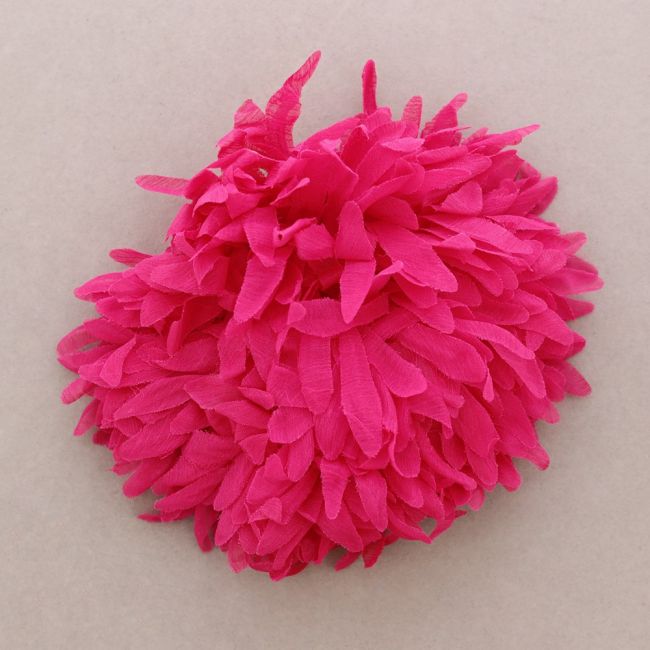 BROCHE FLOR TELA 17CM