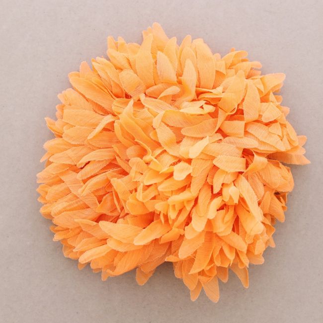 FABRIC FLOWER BROOCH 17CM