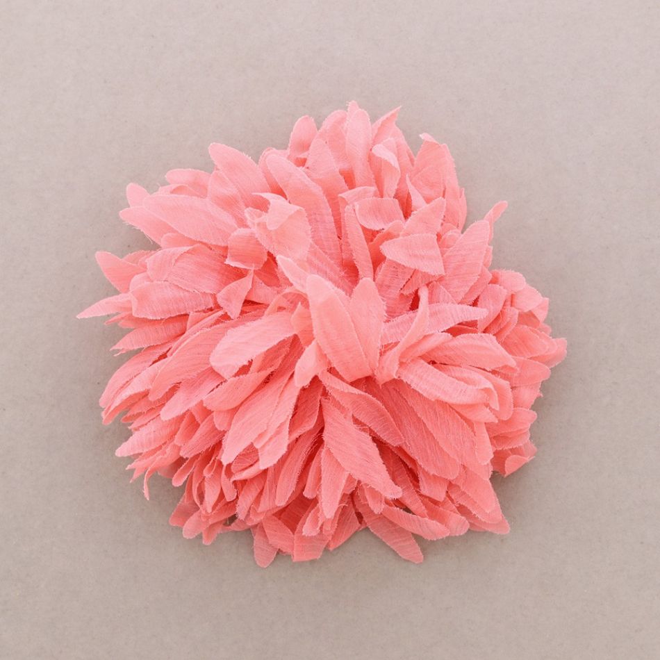 BROCHE FLOR TELA 15.5CM