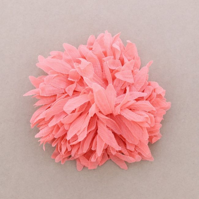 BROCHE FLOR TELA 15.5CM