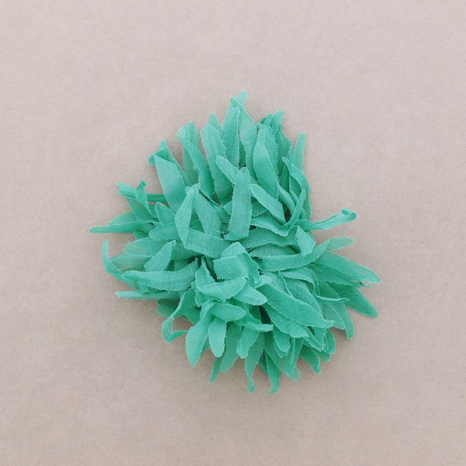 BROCHE FLOR TIRAS 14CM
