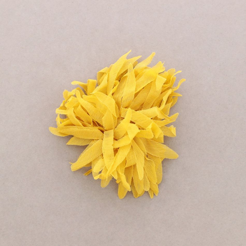 BROCHE FLOR TIRAS 14CM